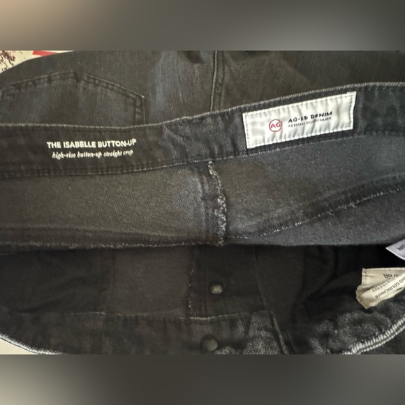 Ag Adriano Goldschmied NWT | The Isabelle Button-up High Rise Straight | 30 - Picture 5 of 7